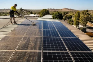 solar panel cleaning